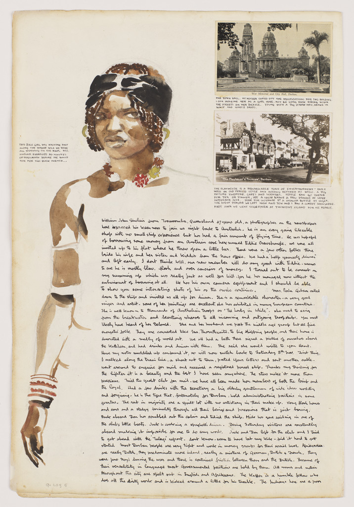 Zulu Girl: Kathleen's voyage around the Cape, Durban to Capetown: Nov-Dec 1947, Log 5